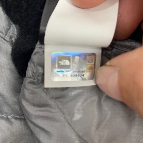 The North Face Women Thermoball Hybrid Jacket gray/black Size M Comfort Pockets - Picture 10 of 12